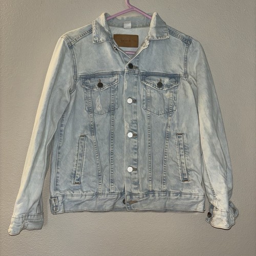 Women's Size 8 Distressed & Denim Jean Jacket | eBay