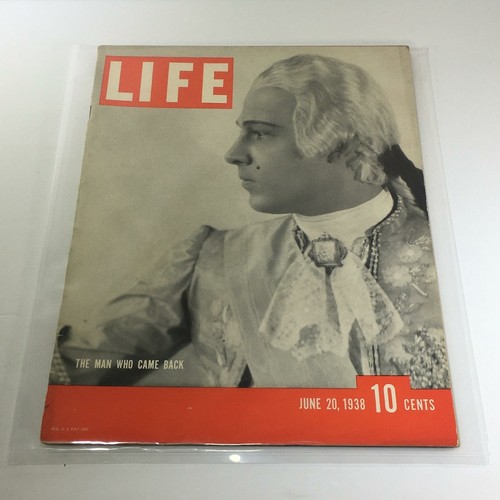 Vintage Life Magazine: June 20 1938 - The Man Who Came Back Vintage Life Magazine: June 20 1938 - The Man Who Came Back