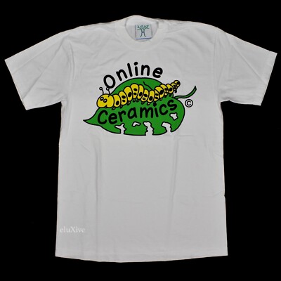 NEW Online Ceramics Everything Counts Caterpillar White T-Shirt M DS AUTHENTIC