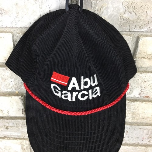 Vintage 90s Abu Garcia Pro Fishing Corduroy Snapback Trucker Hat Vtg Hip Hop OG