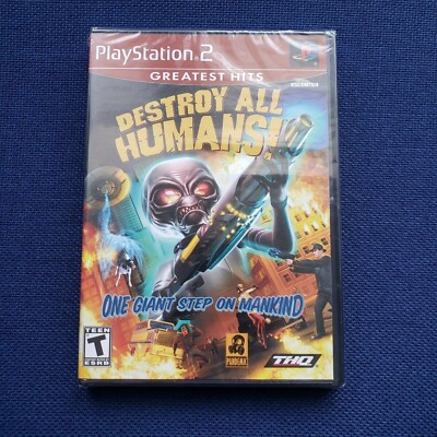 Destroy All Humans! PS2 Greatest Hits Brand New Factory Sealed!!!