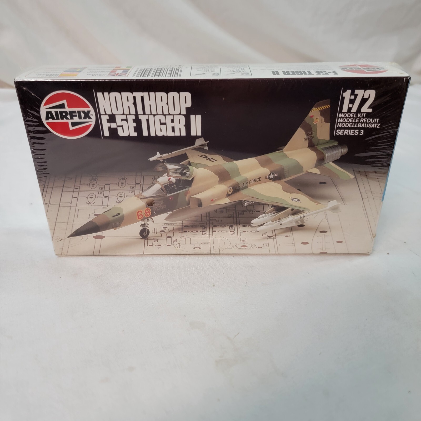 RARE Airfix Northrop F-5E Tiger II Scale 1:72 Model Kit