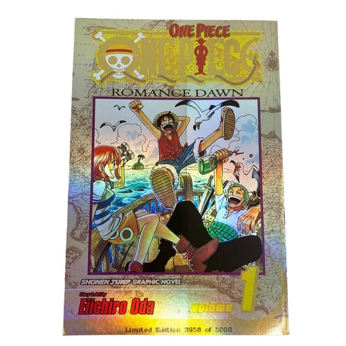 One Piece Vol 1 Romance Dawn Limited Edition Metallic Gold