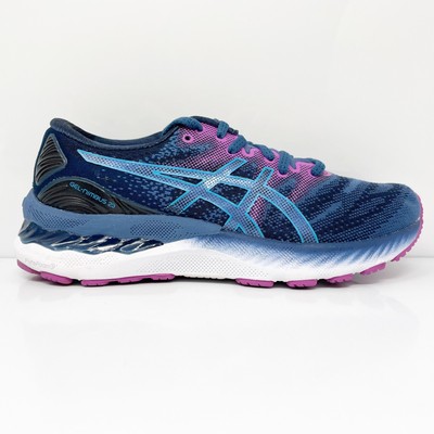 Asics Womens Gel Nimbus 23 1012A885 Синие кроссовки для бега Размер 6.5