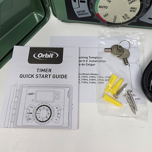 Orbit 4-Station Easy-Set Logic Sprinkler Timer Irrigation Controller, 57894