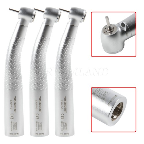 その他 Rona Dental Fiber Optic LED Contra Angle slow Low speed Handpiece