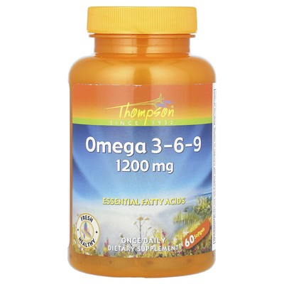 Omega 3-6-9, 1,200 mg , 60 Softgels