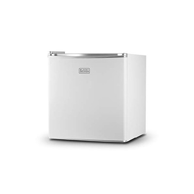 BLACK+DECKER BCRK17W Compact Refrigerator Energy Star Single Door Mini Fridge...