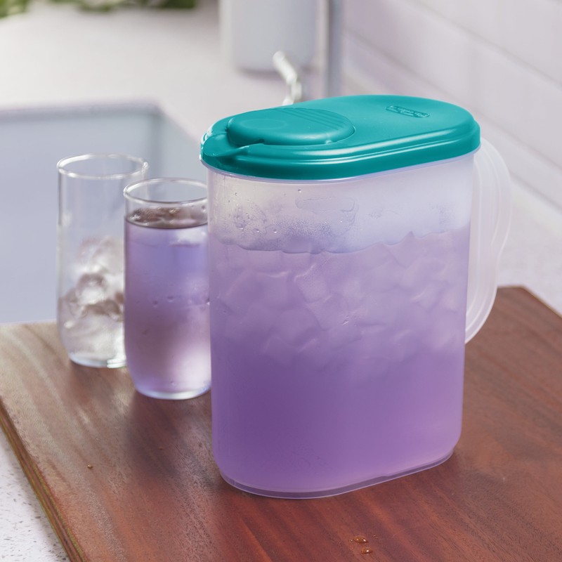Pitcher Pour Spout Drinks Serving Jug Container Freezer Safe BPA Free 1 Gallon