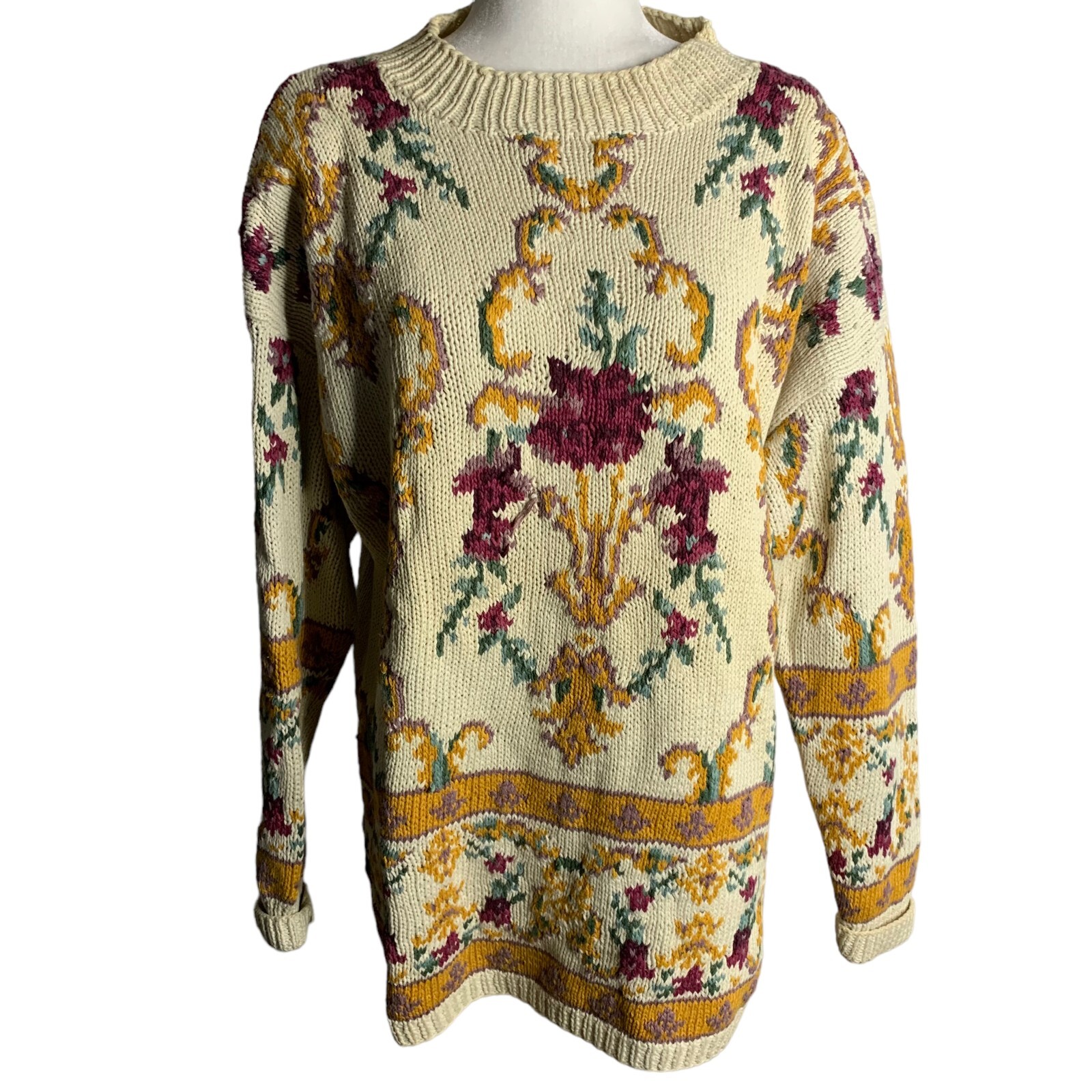 アウター 90s Vintage Flower Ecuador Knit Kids アウター 90s Vintage Flower Ecuador Knit Kids Vintage Made