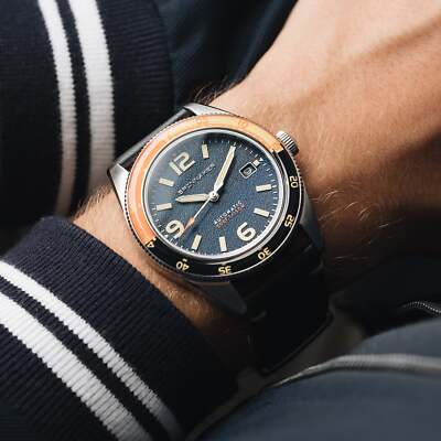 Pre-owned Spinnaker Fleuss Stainless Steel 43mm Japanese Automatic Wristwatch