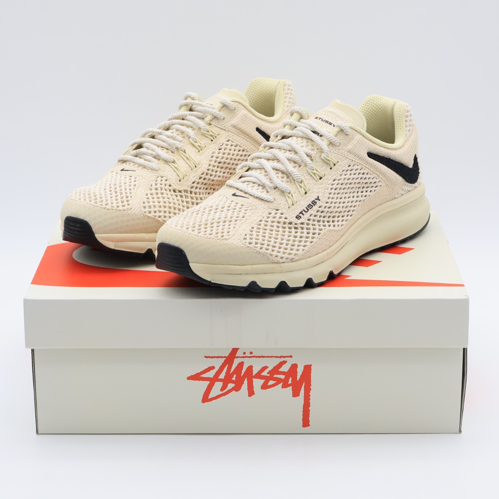 Pre-owned Nike Dm6447-200 Stussy  Air Max 2013 Fossil (men's) In Beige