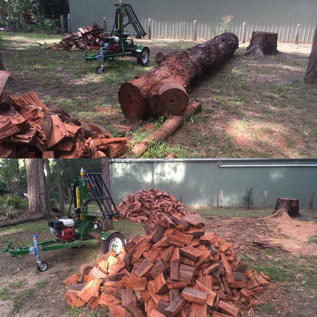Firewood Chainsawing and Log Splitting Service Landscaping