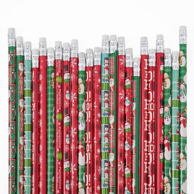 48 Pieces Scented Pencils Christmas Pencils Fruit Fragrance Holiday Pencils For 