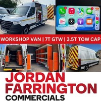 2020 MERCEDES BENZ SPRINTER AUTOMATIC 316 RWD UTILITY SPEC WORKSHOP VAN 7T GTW