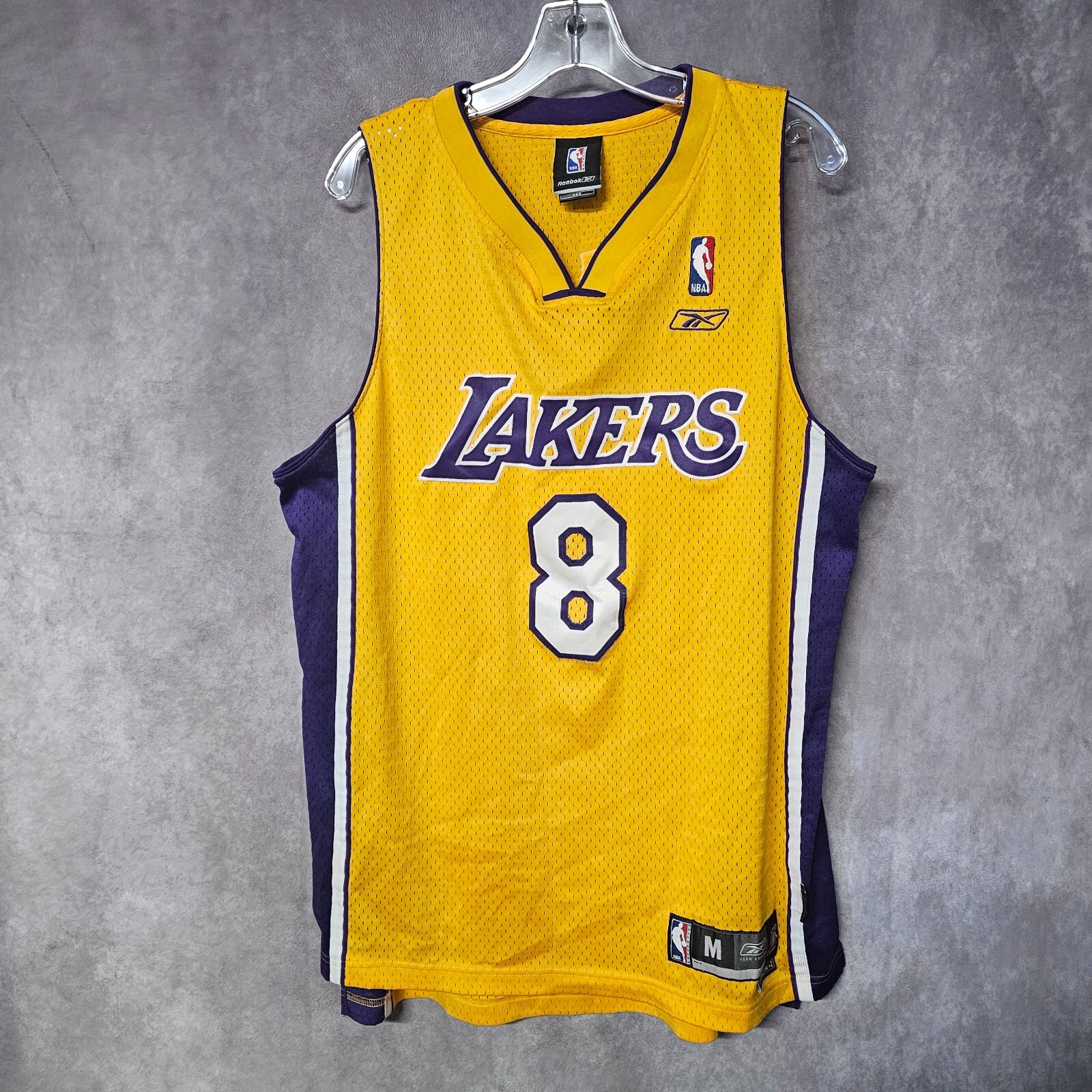 Lakers ユニフォーム シルバー 8 Reebok Lコービー　nba Kobe Bryant Reebok Los Angeles Lakers 2000 Finals Grey