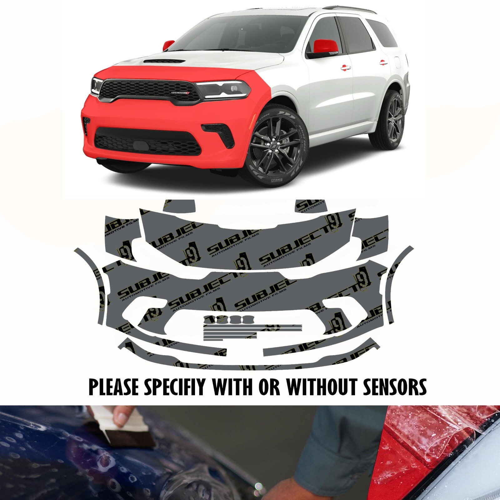 Partial Hood Fender and Mirror Kit | DODGE DURANGO SRT 392 2023 Partial Hood Fender and Mirror Kit | DODGE DURANGO SRT 392 2023