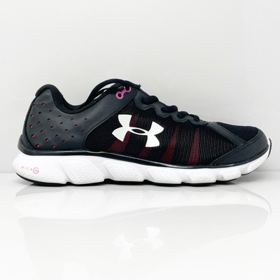 

Under Armour Womens Micro G Assert 6 1266252-001 Черные кроссовки для бега 9, Черный, Micro G Assert 6