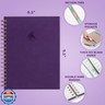 Clever Fox When I Die Planner With Pockets for Documents – End-of-Life Organizer Binder for Important Personal Info and Final Wishes (Purple)