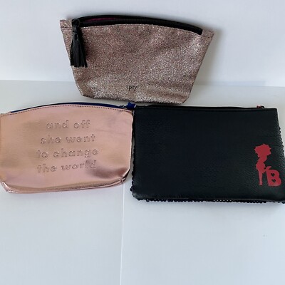 Betty Boop Ipsy Glam Bag Makeup Bag Pouch Lot Of 3