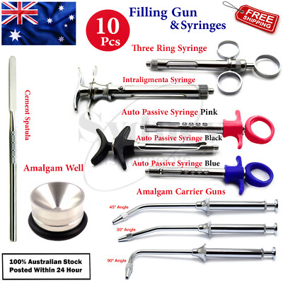 Dental Anesthetic Self Aspirating Syringes Cartridge Injection Intraligmental