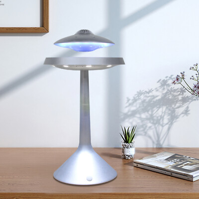 UFO Magnetic Levitating 3D Floating Bluetooth Speaker LED wired Table Lamp