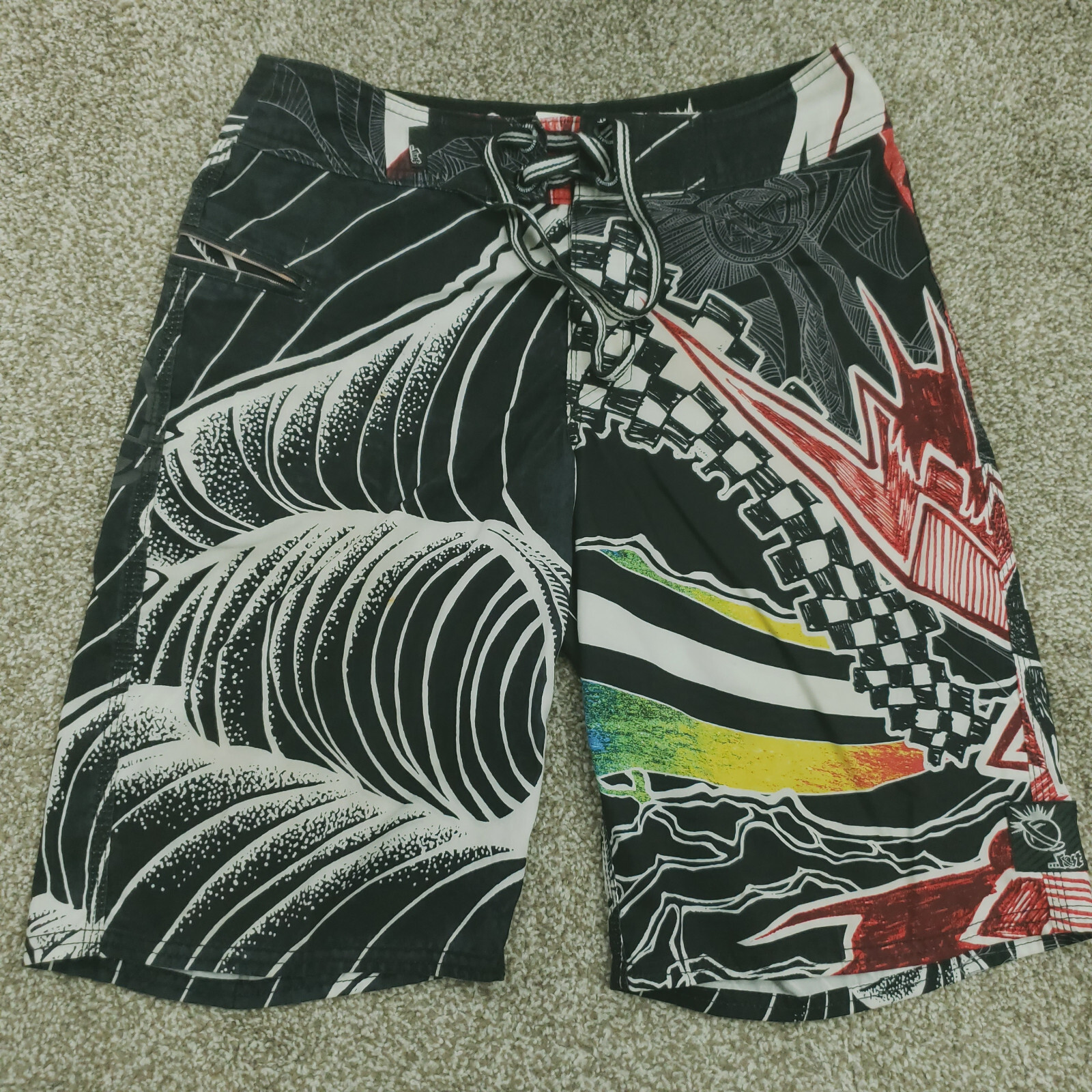 VTG Board Shorts Men Sz 28 LOST x MAYHEM x BLACK SHEEP Swim VTG Board Shorts Men Sz 28 LOST x MAYHEM x BLACK SHEEP Swim