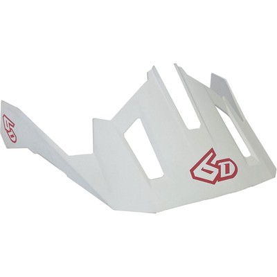 6D Helmets ATB-2T Visor - Ascent - White - Small 77-0124