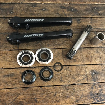 MUSCLE BIKE CRANKSET ONE PIECE CRANK CRANKSET 1PC OPC NOS TANGE GT HARO HUTCH
