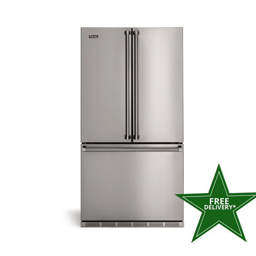 Viking 36" Stainless Steel French Door Refrigerator, Open Bo