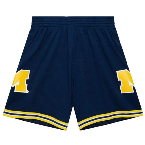 MITCHELL & NESS NCAA ROAD SHORTS МИЧИГАНСКАЯ РОМАША 1991