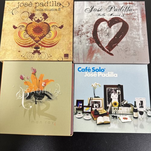 JOSE PADILLA　CD　4点 Jose Padilla 4 CD Lot NM/M Bella Musica 2 & 3 Manray 4 Cafe