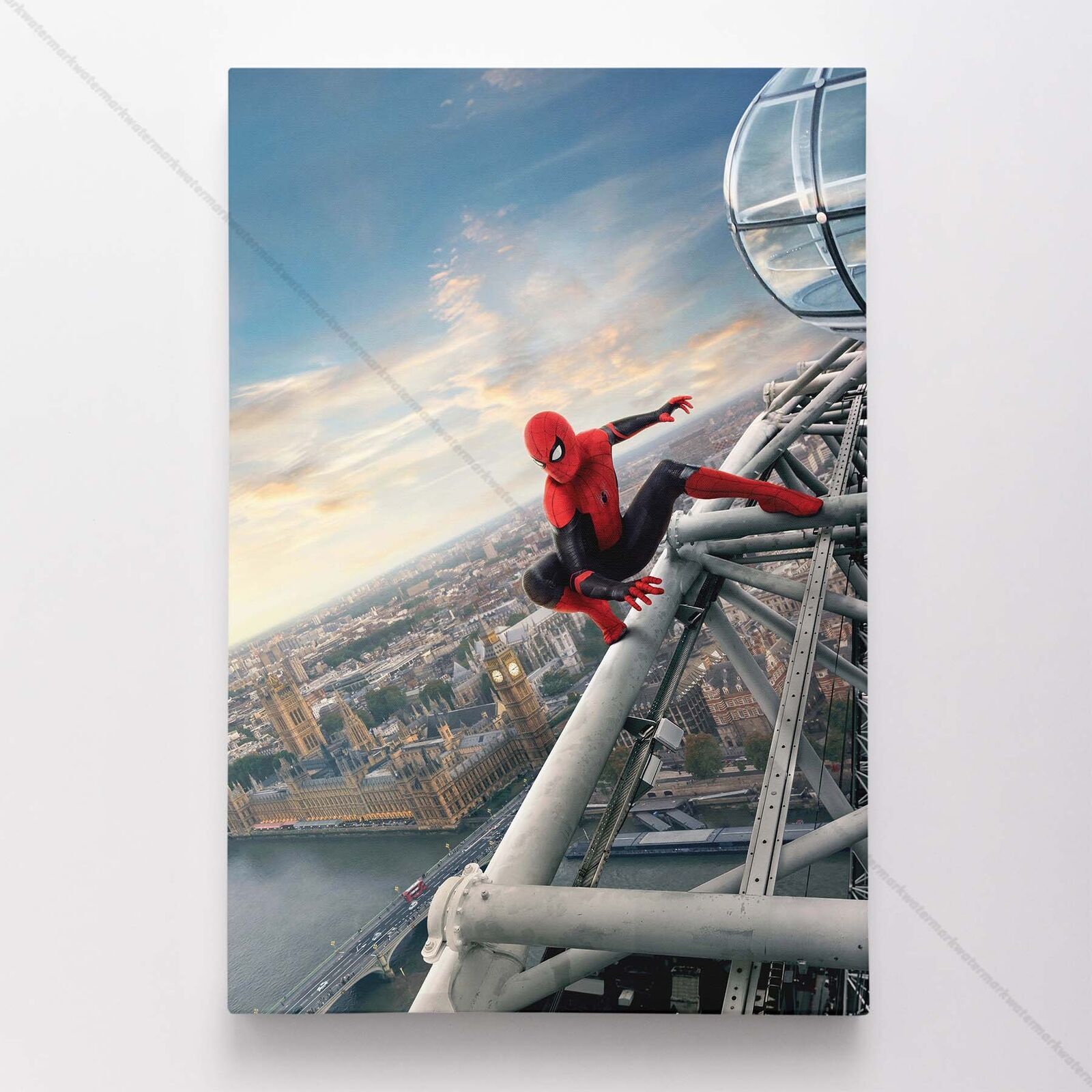 Spider-Man Poster Canvas Avengers Spiderman Spider Man Movie Marvel Print #5537