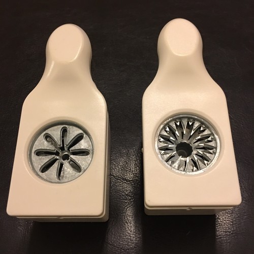 Martha Stewart Craft Paper Punch Flower Aster Cornflower - Set of 2