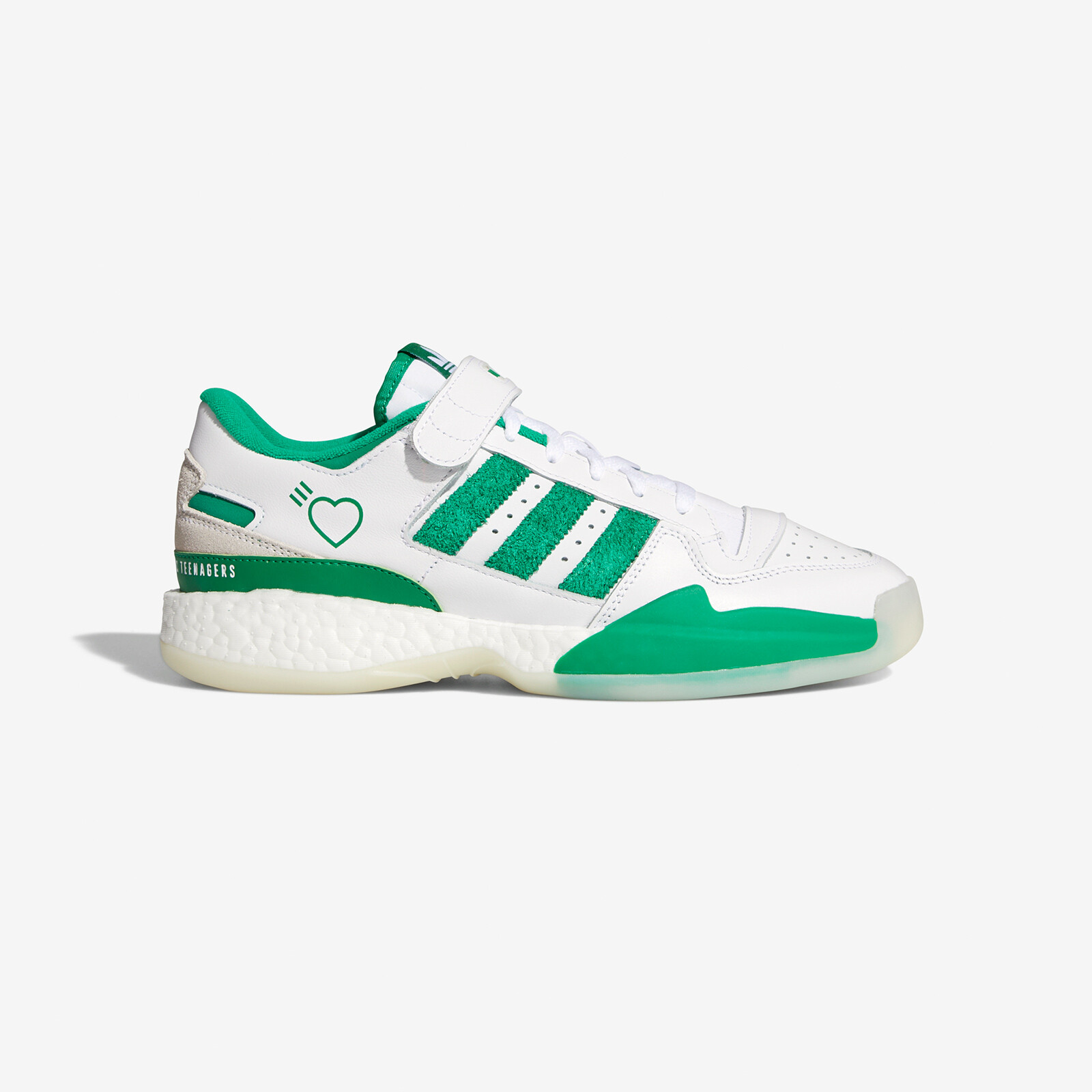 

Мужские кроссовки adidas Pharrell Williams Forum Low Hm Human Made S42976 Green White, Белый, Forum