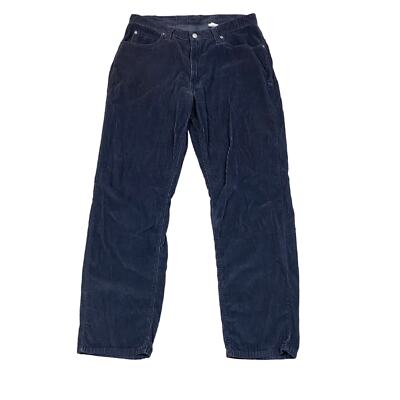 パンツ 90s Blue Green Corduroy Buggy Pants Vintage 90s Levi's L2 Relaxed Fit Corduroy Pants Men's 33x31