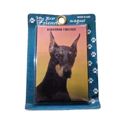 Vtg Swibco 1994 Doberman Pinscher Dog Refrigerator Magnet New