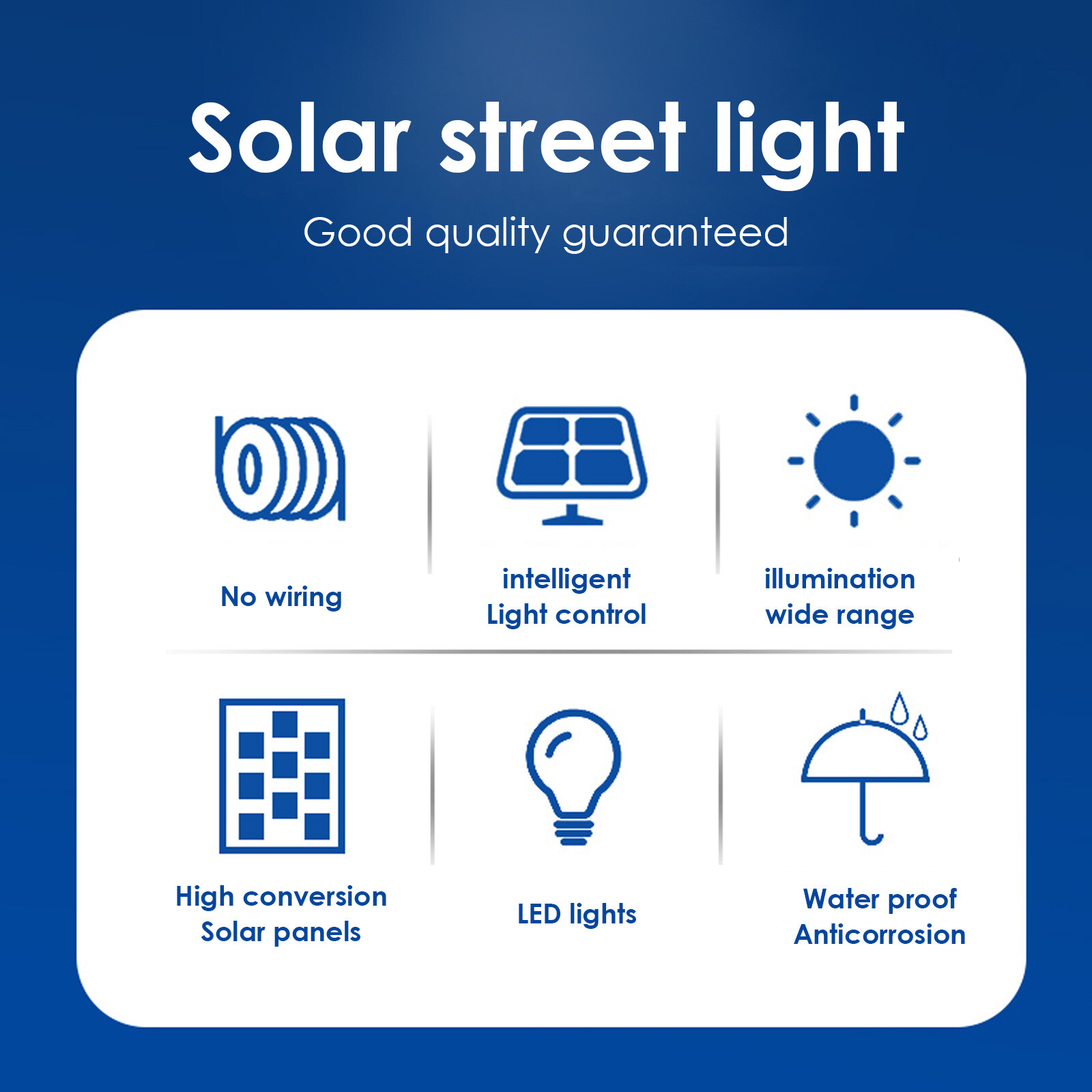 500000LM Solar Street Light 5000W Watt Solar Flood Lights Dusk to Dawn Lamp US