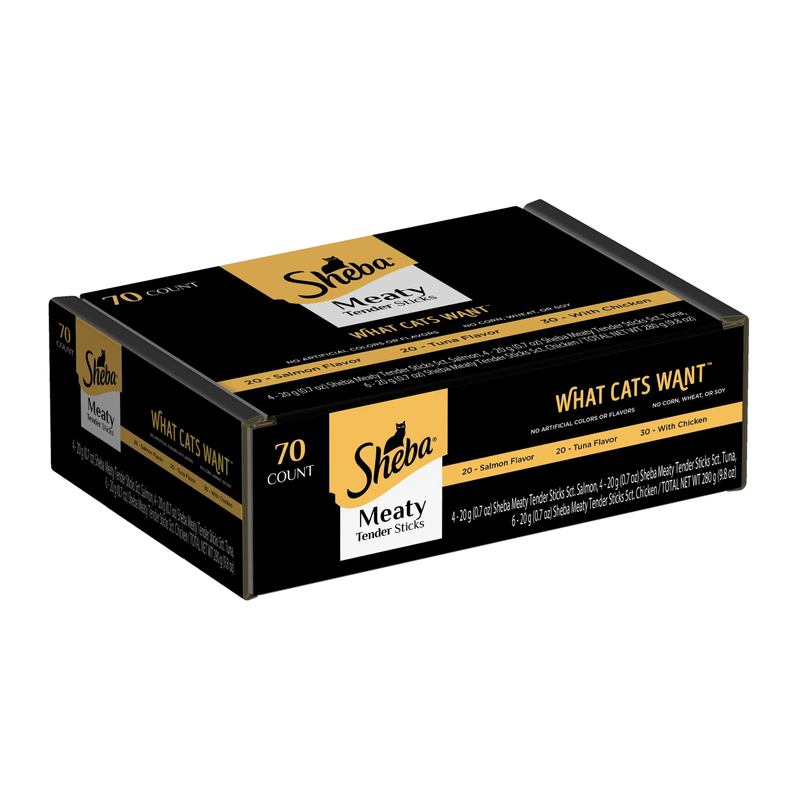 Meaty Tender Sticks with Chicken, Tuna Flavor, or Salmon Flavor Cat Treat