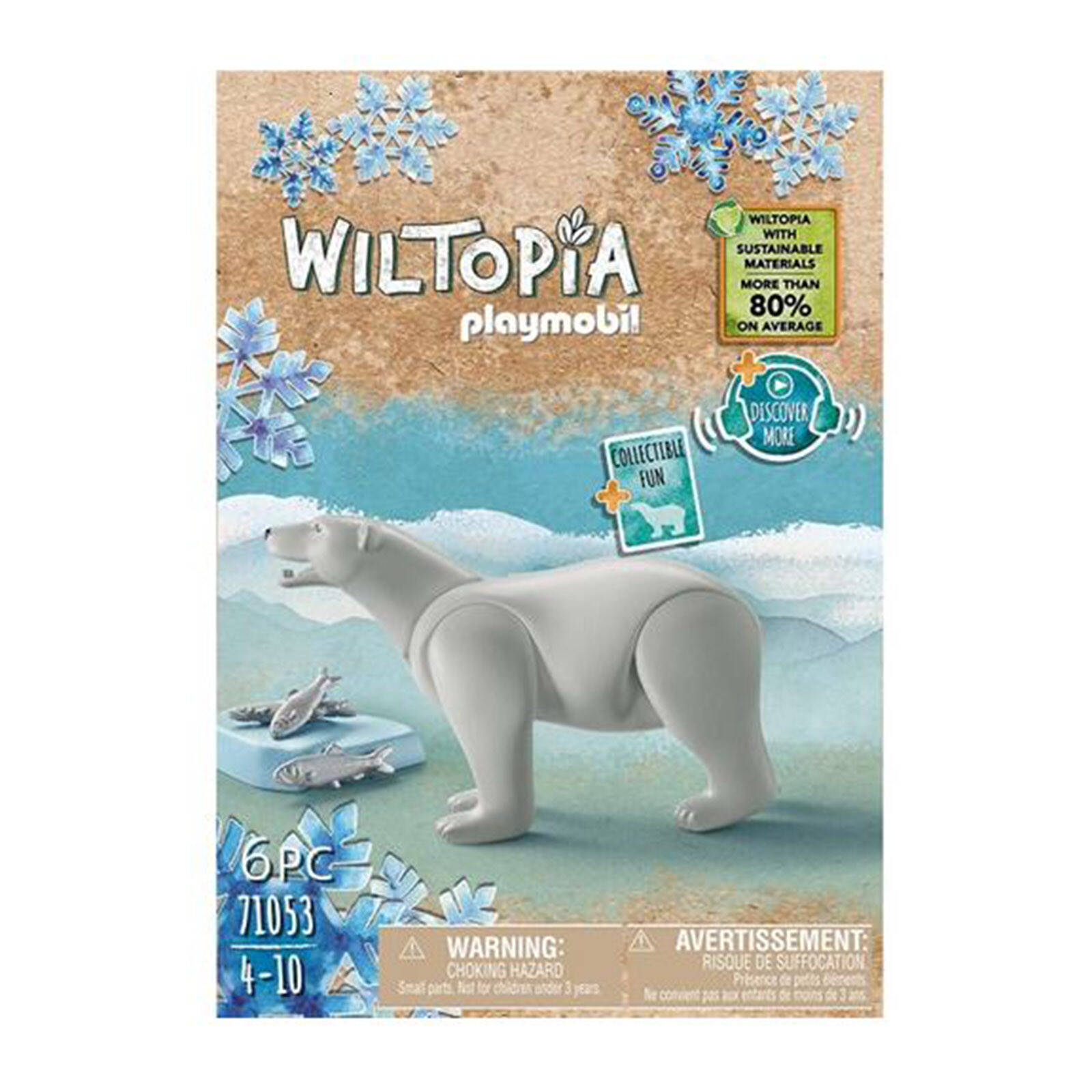 Набор для конструирования животных Playmobil Wiltopia Белый медведь 71053 НОВЫЙ В НАЛИЧИИ