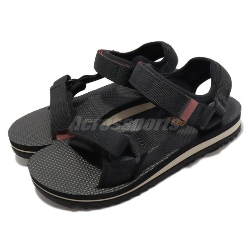 

Teva W Universal Trail Vibram Black Ivory Women Strap Sandals Shoes 1107709-BLK, Черный, W Universal Trail