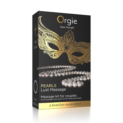 Orgie Pearls Lust Massage Kit for Couple * Intimate Sensual Massage 30ml/1 fl.oz