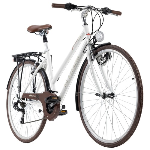 Trekkingrad 28" Damen Venice weiß Damenrad Tourenlenker 21 Gänge M202T