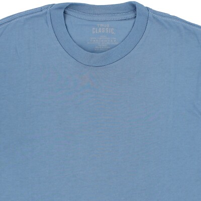 True Classic Men's T-Shirt Short Sleeve, Athletic Cut, Crew Neck Basic Tee Shirt