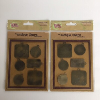 Pixie Press The Antique Charm Collection-lot of 2