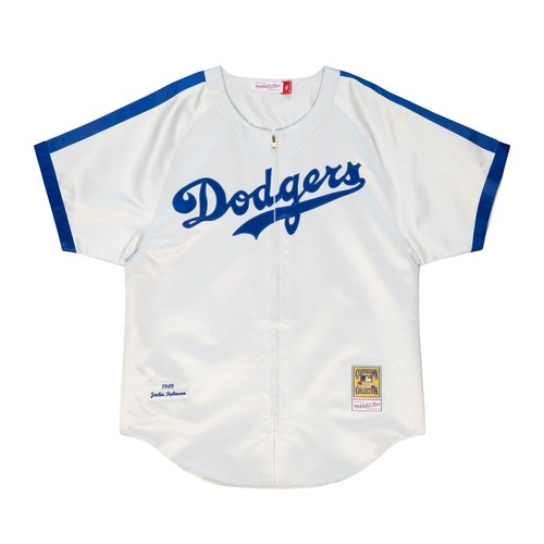 

MITCHELL - NESS АТЛАСНАЯ ДЖЕРСИ MLB LOS ANGELES DODGERS 1949 ДЖЕКИ РОБИНСОН, Pearl grey