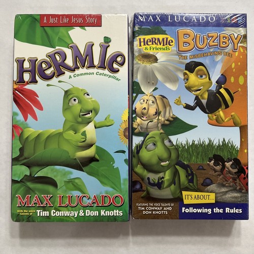 Lot 2 Hermie and Friends Buzby The Misbehaving Bee VHS NEW