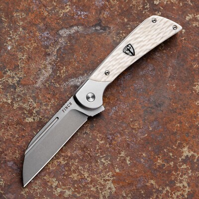 FINCH KNIFE - ''HELLFIRE'' - 4'' CLOSED - 154CM STEEL BLADE - 3 HANDLE OPTIONS