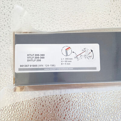 5 Pcs Carbon Vanes 90136701005 WN124-196 for Becker DTLF VTLF250 360 355*65*5mm