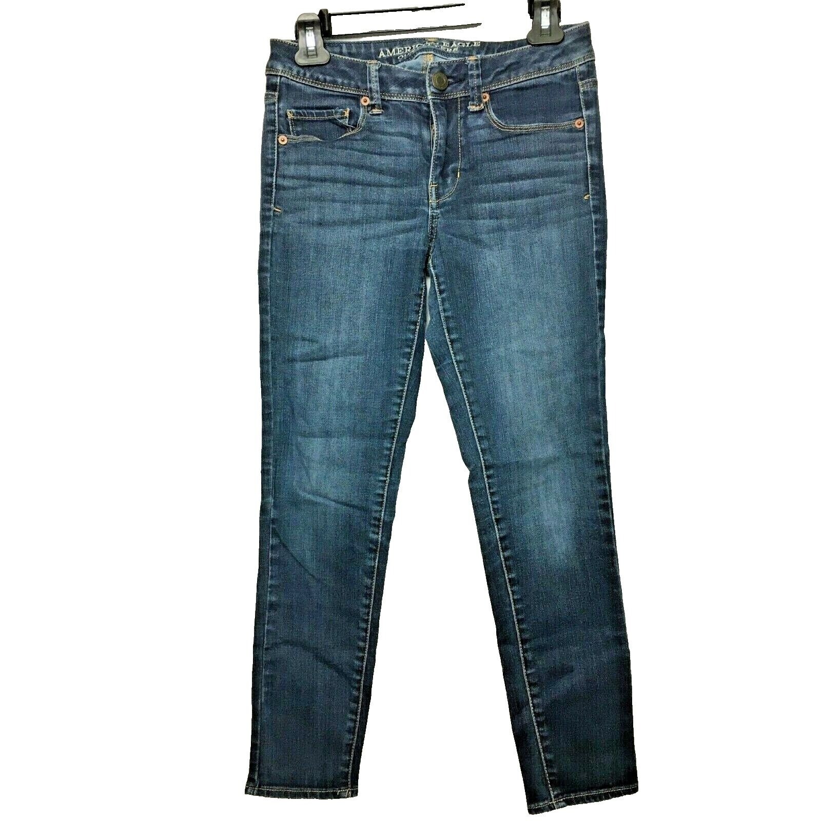 Eagleデニムsize2 American Eagle Outfitters Jeans Women Size 2 Blue Denim
